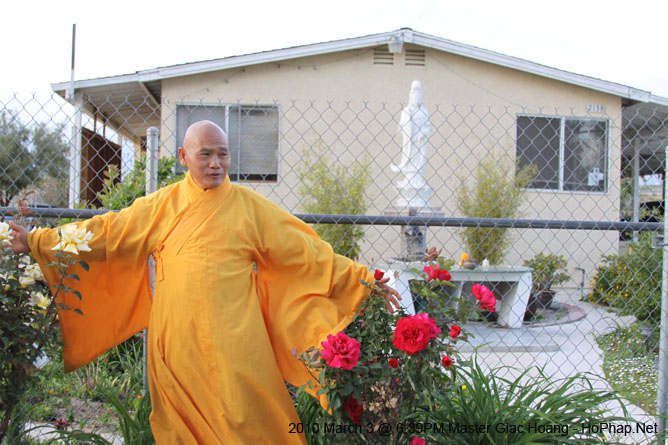 Master Thich Giac Hoang -- Tu Bi Quan Am Temple - San Bernardino