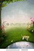 beautiful-poster-with-a-garden-pond-and-kitten-thumbnail