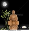 zen-abstract-of-a-buddha-in-contemplation-with-bamboo-leaf-grass-and-white-japanese-lotus-lily-27873070-thumbnail